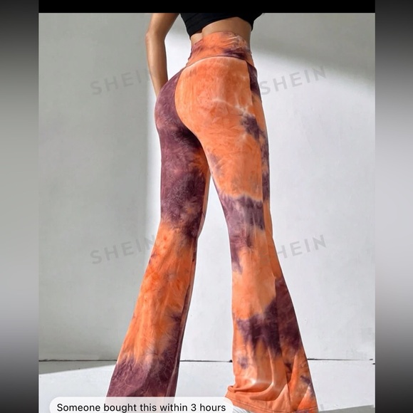 SHEIN NWT flare yoga pants - Picture 3 of 4